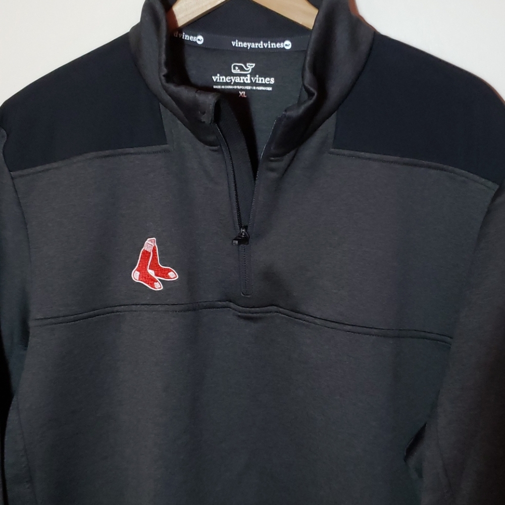 Mint Vineyard Vines Bosox Gray XL Zip Up Jacket